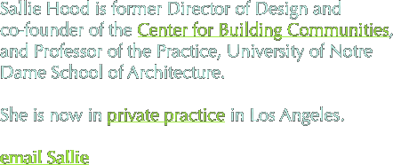 Sallie Hood is former Director